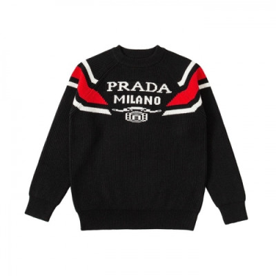 Prada  Mm/Wm Crew-neck Sweaters Black - 프라다 2021 남/녀 크루넥 스웨터 Pra2508x Size(s - l) 블랙