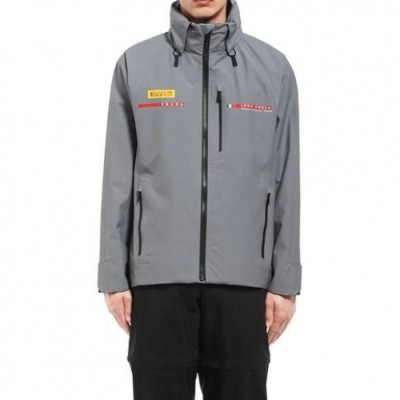 Prada  Mm/Wm Logo Casual Jackets Gray - 프라다 2021 남/녀 로고 캐쥬얼 자켓 Pra02512x Size(m - 3xl) 그레이