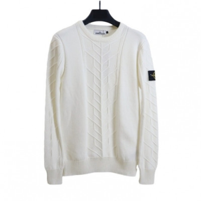 Stone Island  Mens Casual Crew-neck Sweaters White - 스톤아일랜드 2021 남성 캐쥬얼 크루넥 스웨터 Sto0419x Size(m - 2xl) 화이트