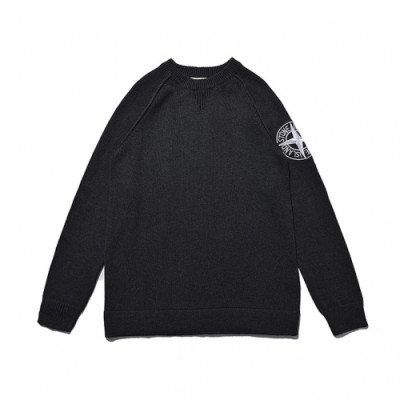 Stone Island  Mens Casual Crew-neck Sweaters Black - 스톤아일랜드 2021 남성 캐쥬얼 크루넥 스웨터 Sto0443x Size(m - 2xl) 블랙