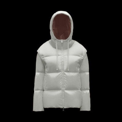 Moncler  Womens Patch Logo Modern Duck Down Padding White - 몽클레어 2021 여성 패치 로고 모던 덕다운 패딩 Moc02423x Size(0 - 2) 화이트