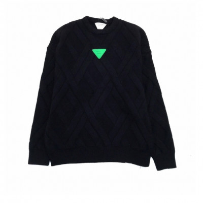 Bottega Veneta  Mens Business Crew-neck Sweaters Black - 보테가베네타  남성 비지니스 크루넥 스웨터 Bot0168x Size(s - xl) 블랙