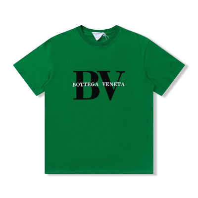 보테가 남자 크루넥 그린 반팔티 - Unisex Green Short-sleeved Tshirts - bot0200x