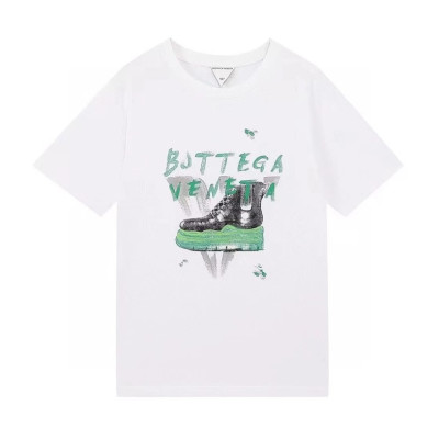 보테가 남성 크루넥 화이트 반팔티 - Mens White Tshirts - bot0241x