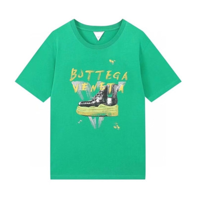 보테가 남성 크루넥 그린 반팔티 - Mens Green Tshirts - bot0242x