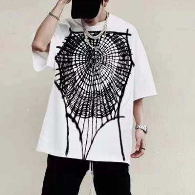 지방시 남성 크루넥 화이트 반팔티 - Mens White Tshirts - giv0635x