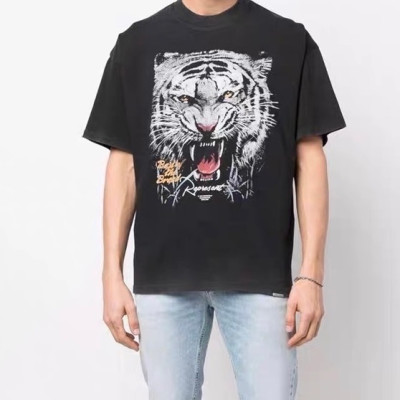 리프리젠트 남성 블랙 크루넥 반팔티 - Mens Black Tshirts - rep0043x