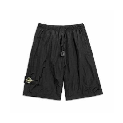 스톤아일랜드 남성 캐쥬얼 블랙 반바지 - Mens Black Half-pants - sto0462x