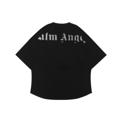 팜 엔젤스 남자 크루넥 블랙 반팔티 - Mens Black Tshirts - pam0368x