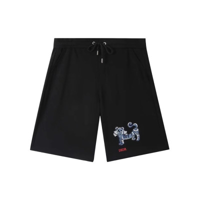 디올 남성 캐쥬얼 블랙 반바지 - Mens Black Half-pants - dio01760x