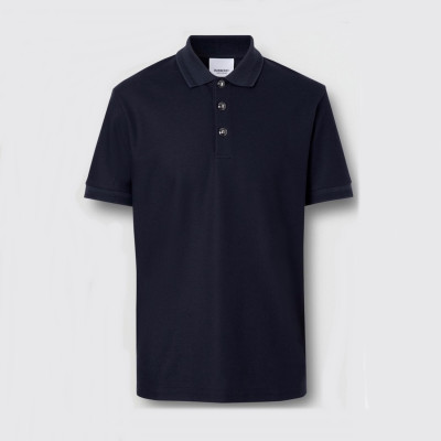 버버리 남성 네이비 폴로 반팔티 - Mens Navy Tshirts - Bur04297x