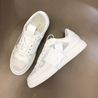 발렌티노 남/녀 트렌디 화이트 스니커즈 - Unisex White Sneakers - val02540x