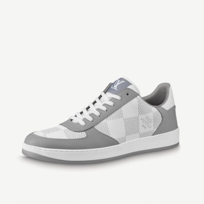 루이비통 남성 Rivoli 그레이 스니커즈 -  Mens Gray Sneakers - lou04221x