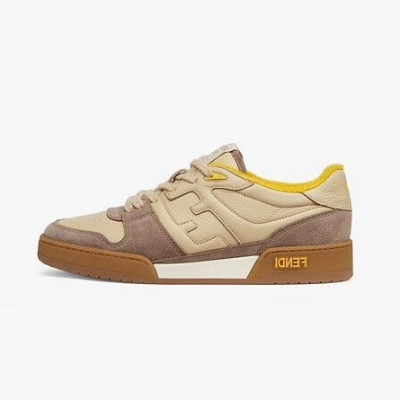 펜디 남성 캐쥬얼 베이지 스니커즈 - Mens Beige Sneakers - fen01205x