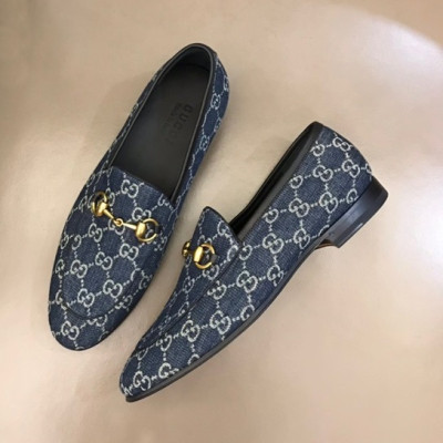 구찌 남성 홀스빗 블루 로퍼 - Mens Blue Loafer - guc04788x