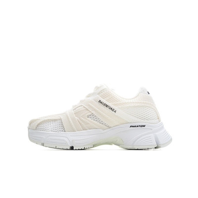 발렌시아가 남/녀 Trainer 아이보리 스니커즈 - Unisex Ivory Sneakers - bal01429x