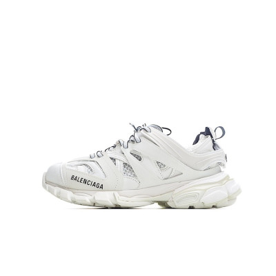 발렌시아가 남/녀 Trainer 화이트 스니커즈 - Unisex White Sneakers - bal01431x