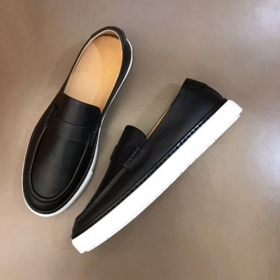 에르메스 남성 모던 블랙 로퍼 - Mens Black Loafer - her0764x