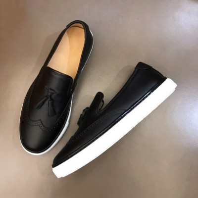 에르메스 남성 테슬 블랙 로퍼 - Mens Black Loafer - her0765x