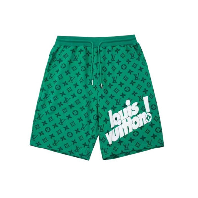 루이비통 남성 그린 반바지 - Mens Green Half-pants - lou04320x