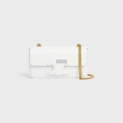 셀린느 여성 트리오페 화이트 숄더백 - Womens White Shoulder Bag - cel0298x