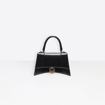 발렌시아가 여성 Hourglass 블랙 토트백 - Womens Black Tote Bag - bal01525x