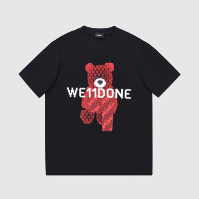 웰던 남/녀  크루넥 블랙 반팔티 - Unisex Black Tshirts - wel0077x