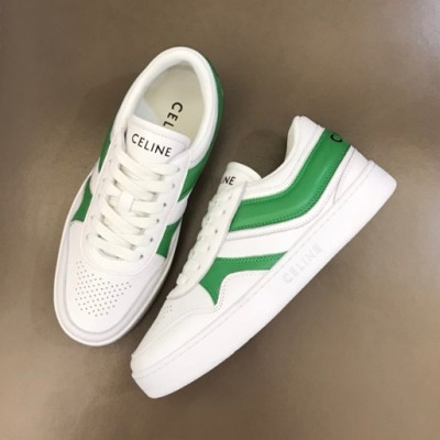 셀린느 남/녀 클래식 그린 스니커즈 - Celine Unisex Green Sneakers - cel0422x