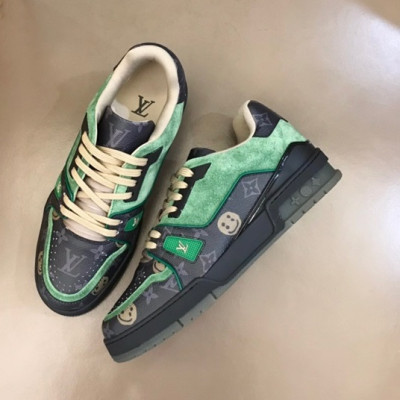 루이비통 남성 Trainer 그린 스니커즈 - Mens Green Sneakers - lou04912x