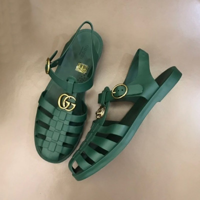 구찌 남성 모던 그린 샌들 - Mens Green Sandals - guc04894X