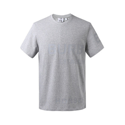 버버리 남성 그레이 크루넥 반팔티 - Mens Gray Tshirts - Bur04363x