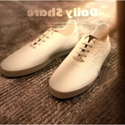 벨루티 남성  클래식 화이트 스니커즈 - Mens White Sneakers - ber0107x