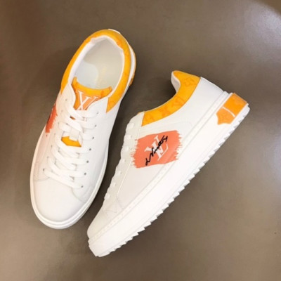 루이비통 남성 Time Out 오렌지 스니커즈 - Mens Orange Sneakers - lou04944x