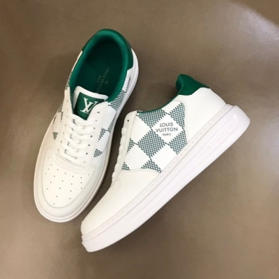 루이비통 남성 클래식 그린 스니커즈 - Mens Green Sneakers - lou04963x