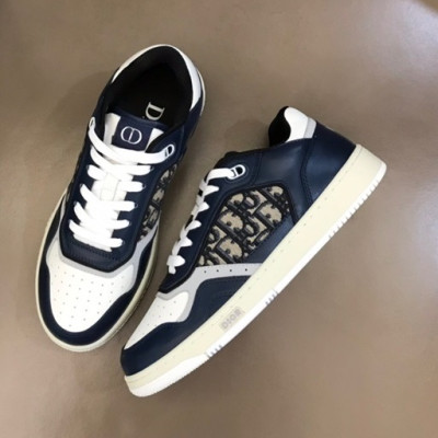 디올 남/녀 오블리크 Galaxy 네이비 스니커즈 - Unisex Navy Sneakers - dio01888x