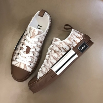 디올 남/녀 오블리크 Galaxy 브라운 스니커즈 - Unisex Brown Sneakers - dio01895x