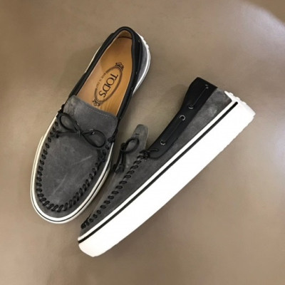 토즈 남성 리본 그레이 로퍼 - Mens Gray Loafer - toz0267x