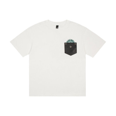 크롬하츠 남성 화이트 크루넥 반팔티 - Mens White Tshirts - chr0450x