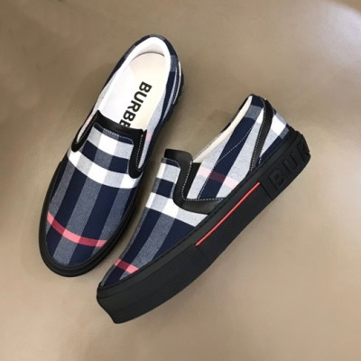 버버리 남성 빈티지 네이비 로퍼 - Mens Navy Loafer - bur04444x