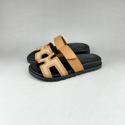 에르메스 남/녀 카멜 슬리퍼 - Unisex Camel Slippers - her0804x