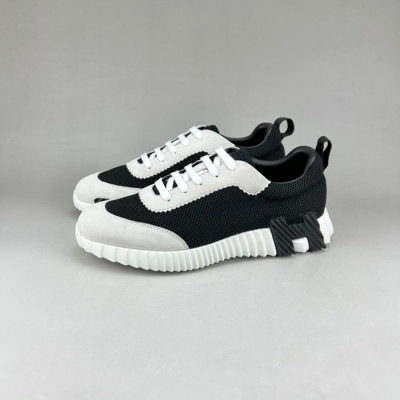 에르메스 남성 클래식 블랙 스니커즈 - Mens Black Sneakers - her0811x