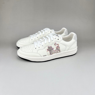 디올 남성 시그니처 화이트 스니커즈 - Mens White Sneakers - dio01946x