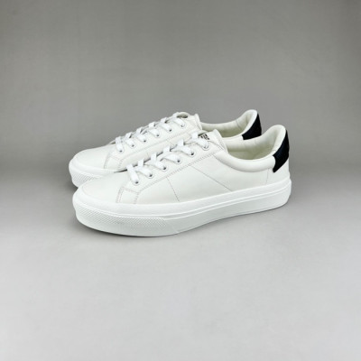 지방시 남/녀 클래식 화이트 스니커즈 - Unisex White Sneakers - giv0766x