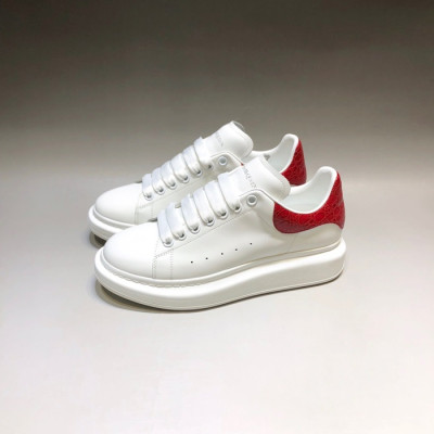 알렉산더맥퀸 남/녀 레드탭 스니커즈 - Unisex Red Sneakers - alx0132x