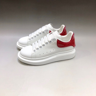 알렉산더맥퀸 남/녀 레드탭 스니커즈 - Unisex Red Sneakers - alx0135x