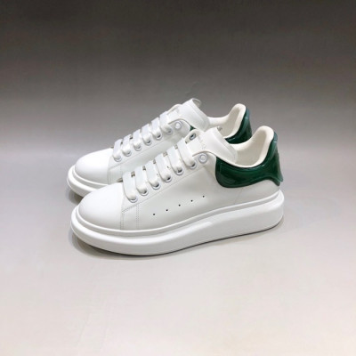 알렉산더맥퀸 남/녀 그린탭 스니커즈 - Unisex  Green Sneakers - alx0138x