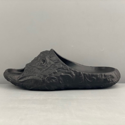 베르사체 메두사 남/녀 블랙 슬리퍼 - Unisex  Black Slippers - ver0915x