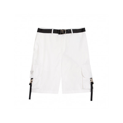 프라다 남성 모던 화이트 반바지 - Mens White Half-pants - pra02732x