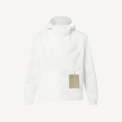 루이비통 남성 화이트 방풍 자켓 - Mens White Jackets - lou05080x