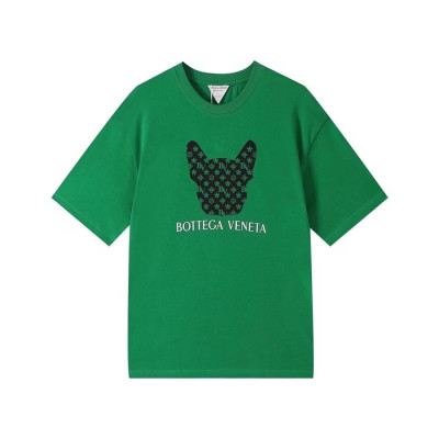 보테가 남성 크루넥 그린 반팔티 - Mens Green Tshirts - bot0410x